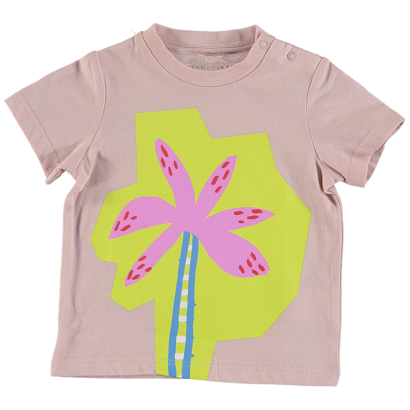 Βρεφική Μπλούζα T-Shirt Palm Ροζ