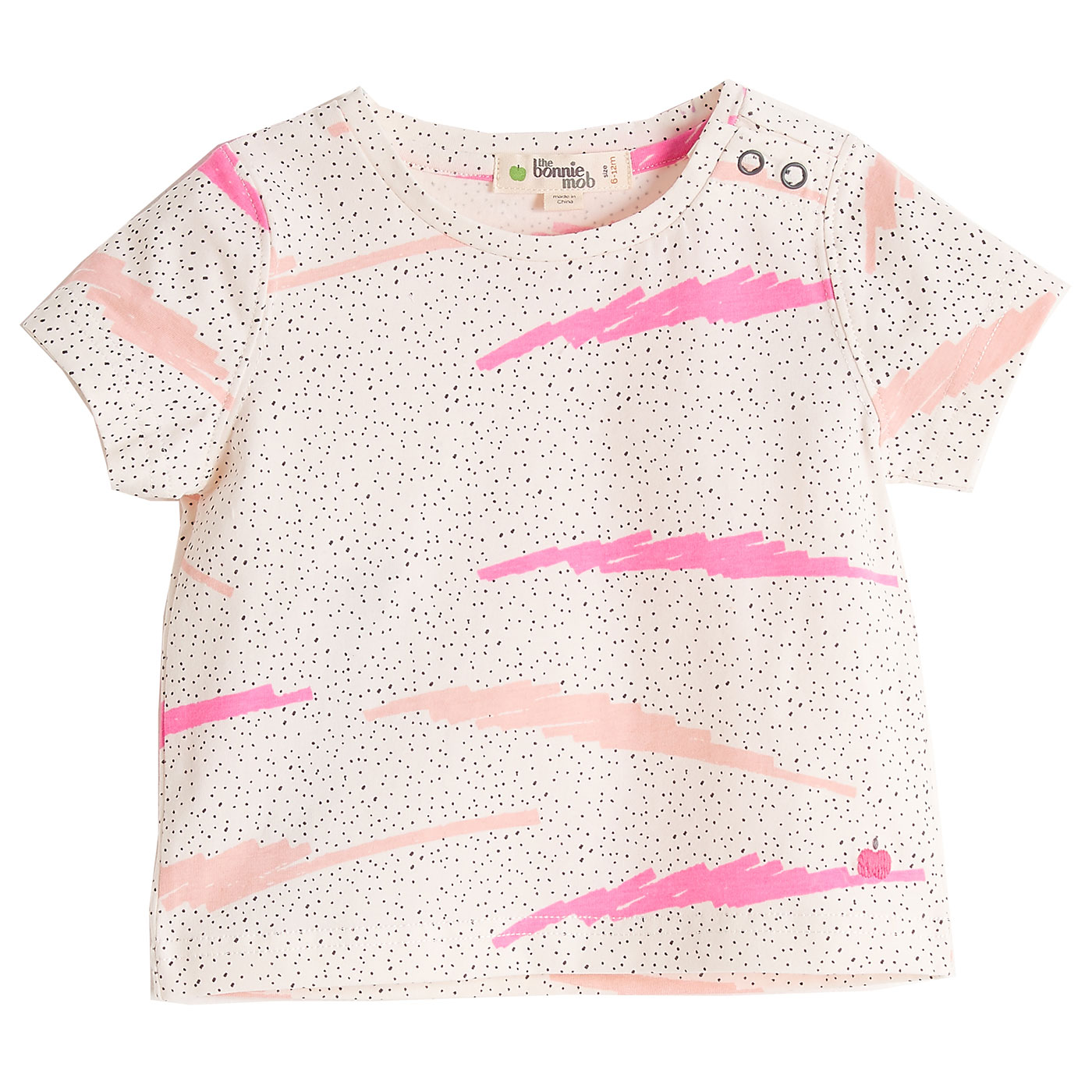 Βρεφική Μπλούζα T-Shirt Pink Scribble