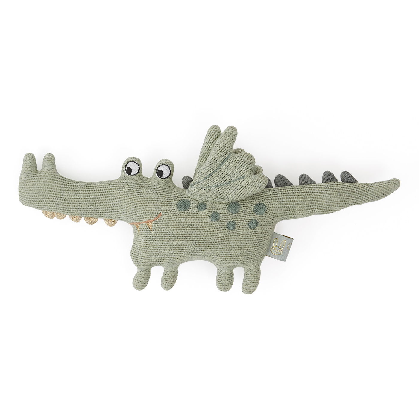 Knit Rattle Crocodile
